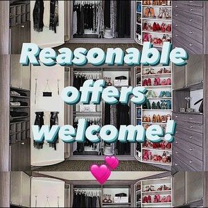 If you like something, MAKE ME AN OFFER! 💕✨♻️